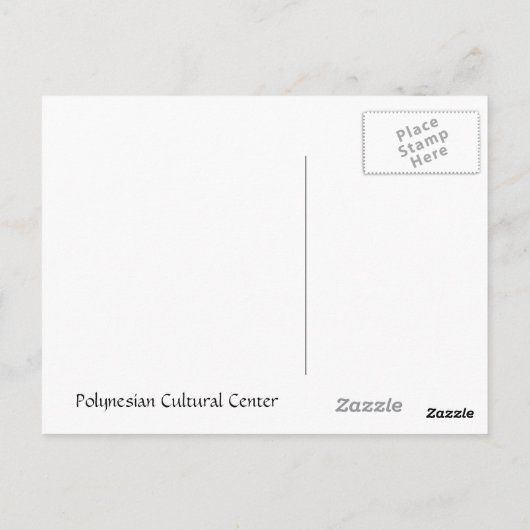 Carte Postale Aloha d'Hawaii (Dos)