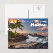 Carte Postale Aloha d'Hawaii (Devant / Derrière)