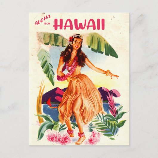 Carte Postale Aloha d'Hawaii (Devant)
