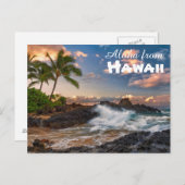 Carte Postale Aloha d'Hawaii (Devant / Derrière)