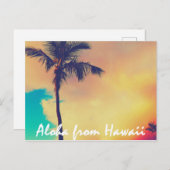 Carte Postale Aloha d'Hawaii (Devant / Derrière)