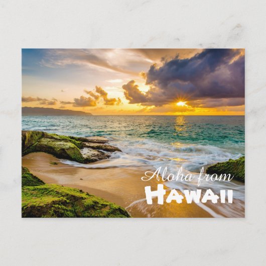 Carte Postale Aloha d'Hawaii (Devant)