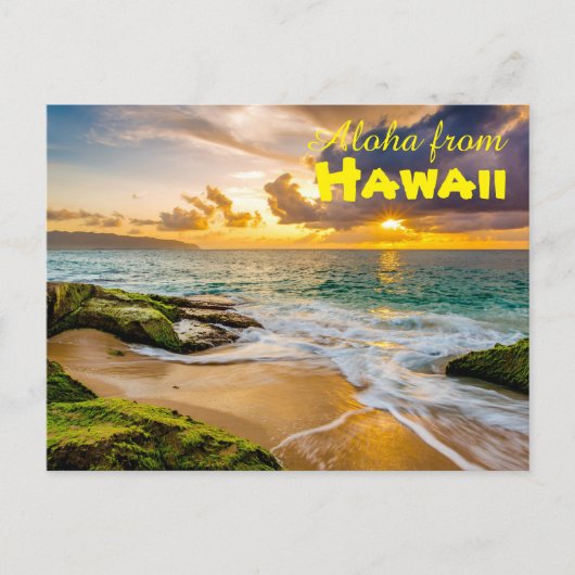 Carte Postale Aloha d'Hawaii (Devant)