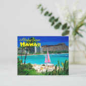 Carte Postale Aloha d'Hawaii (Debout devant)
