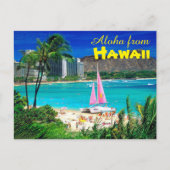 Carte Postale Aloha d'Hawaii (Devant)