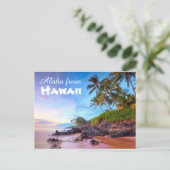 Carte postale Aloha d'Hawaii (Debout devant)