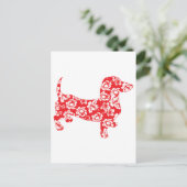 Carte Postale Aloha Doxie Dachshund (Debout devant)