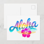 Carte Postale Aloha été (Devant / Derrière)