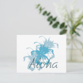 Carte Postale Aloha Floral (Debout devant)