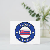 Carte Postale Aloha Hawaii (Debout devant)