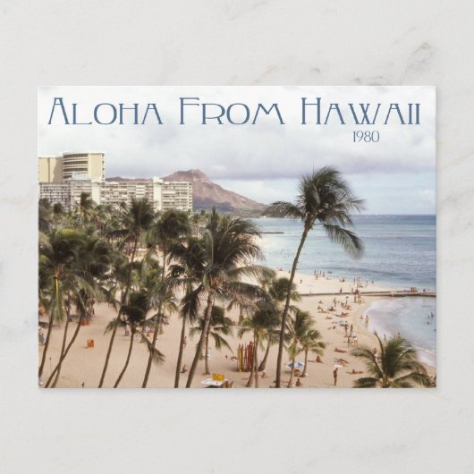 Carte Postale Aloha Hawaii (Devant)