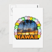 Carte Postale Aloha Hawaii (Devant / Derrière)