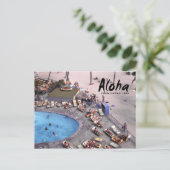 Carte Postale Aloha Hawaii Baignades solaires hawaïennes (Debout devant)