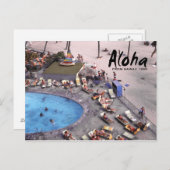 Carte Postale Aloha Hawaii Baignades solaires hawaïennes (Devant / Derrière)