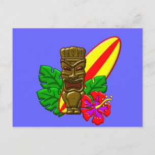 Carte Postale Aloha Hawaii Surfer