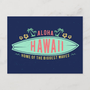 Carte postale Aloha Hawaiian Surfer