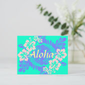 Carte postale Aloha hibiscus (Debout devant)