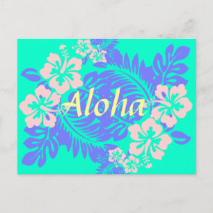 Carte postale Aloha hibiscus