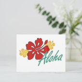 Carte Postale Aloha Hibiscus (Debout devant)
