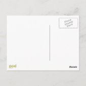 Carte Postale Aloha Honu Belle tortue de mer Arc-en-ciel et Fleu (Dos)