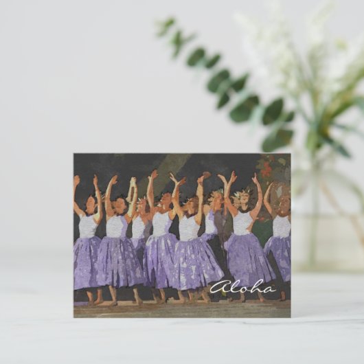 Carte Postale Aloha Hula (Debout devant)