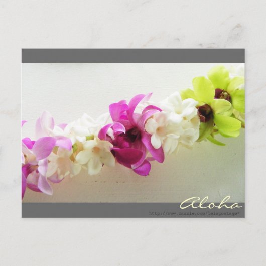 Carte postale Aloha Lei Hawaii (Devant)