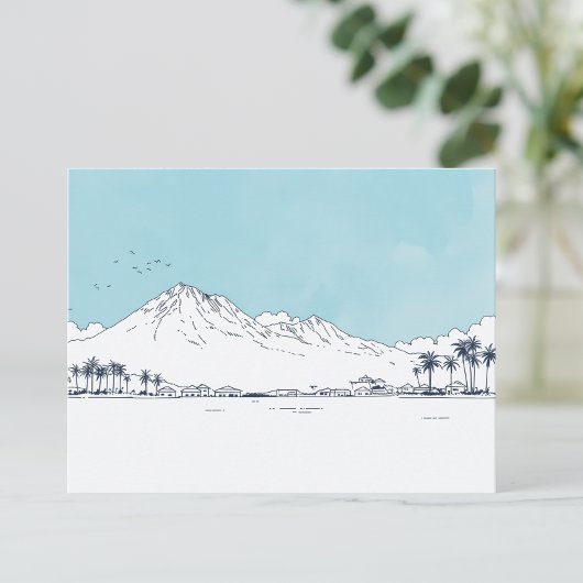 Carte Postale Aloha Minimal