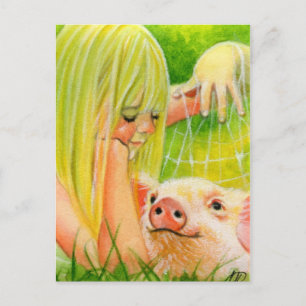 Carte Postale Along cama