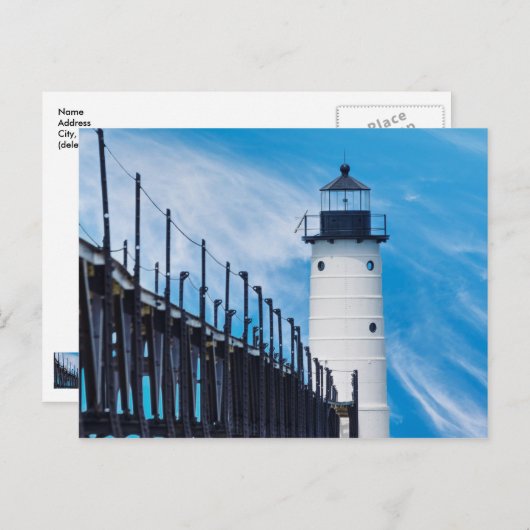 Carte Postale Along Manistee (Devant / Derrière)