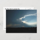 Carte Postale Alors que la tempête passe (Devant / Derrière)