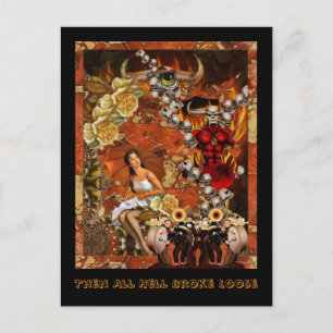 Carte Postale Alors Tout Enfer Brossé Perdre