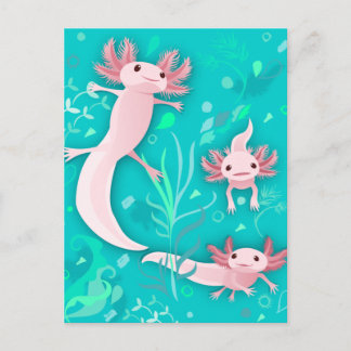 Carte postale Alotta Axolotls