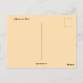 Carte Postale Alpaca au Pérou (Dos)