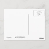 Carte postale Alpaca Celeste (Dos)