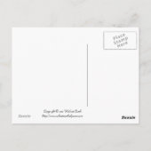 Carte postale Alpaca Kisses (Dos)