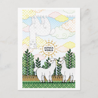 Carte Postale ALPACA WORLD(remake)