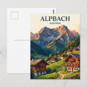 Carte Postale Alpbach Autriche (Devant / Derrière)