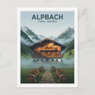Carte Postale Alpbach, Tyrol, Autriche Voyage