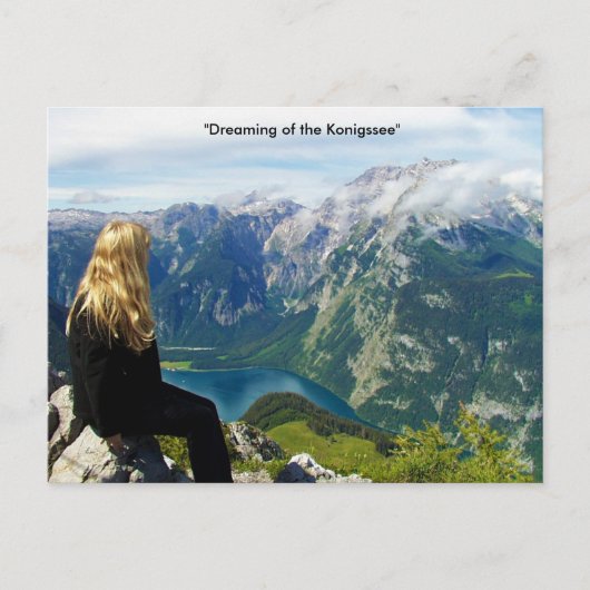 Carte postale Alpes allemandes (Devant)