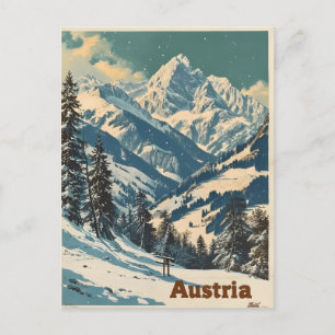 Carte Postale Alpes Autriche Vintage
