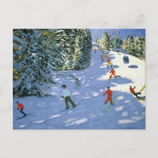 Carte Postale Alpes autrichiens 2004 de gondole (Devant)