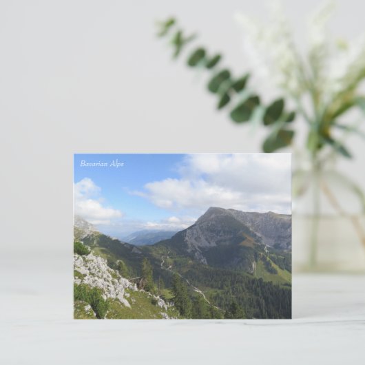 Carte Postale Alpes bavaroises (Debout devant)