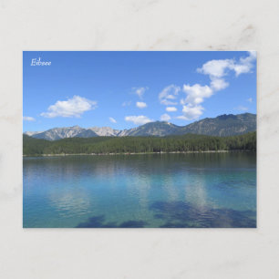 Carte Postale Alpes bavaroises d'Eibsee