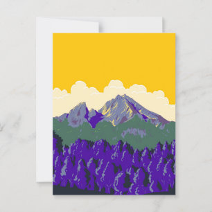 Carte Postale Alpes Berchtesgaden ou Berchtesgadener Alpen WPA