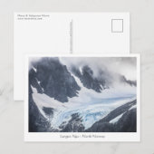 Carte Postale Alpes de Lyngen Nord Norvège (Devant / Derrière)