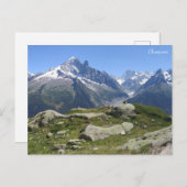Carte Postale Alpes françaises (Devant / Derrière)