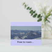 Carte postale Alpes françaises (Debout devant)