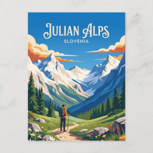 Carte Postale Alpes juliennes Slovénie