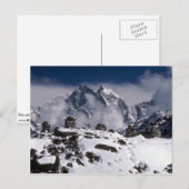 Carte Postale Alpes, Népal Hiver (Devant / Derrière)