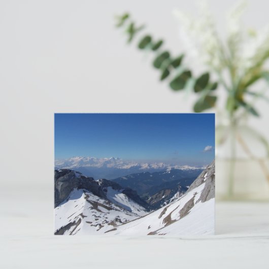 Carte Postale Alpes suisses (Debout devant)